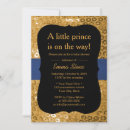 Search for royal blue black gold invitations Luxury