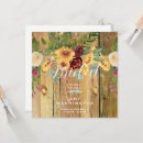Search for rustic wood background invitations Floral