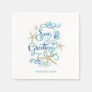Search for coastal christmas napkins Watercolor