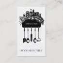 Search for kitchen utensils business cards Food blogger