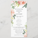 Search for blush pink wedding programmes Order of ceremony