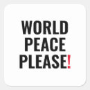 Search for peaceful world stickers Anti war