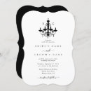Search for chandelier wedding invitations Elegant
