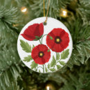 Search for poppies christmas tree decorations Nature