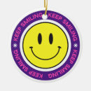 Search for smiling emoji christmas tree decorations Happy
