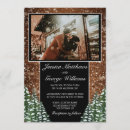 Search for country christmas wedding invitations Rustic