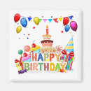 Search for cake magnets Happy birthday