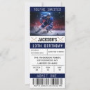 Search for hockey ticket invitations For kids