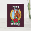 Search for horseshoe christmas cards Equine