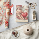 Search for cherub wrapping paper Red