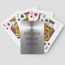 Search for aluminum playing cards Grey