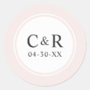 Search for black white pink wedding stickers Bride and groom