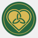 Search for green celtic knot stickers Gold