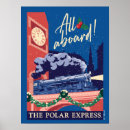 Search for christmas train art Vintage