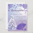 Search for purple unique quinceanera invitations Princess