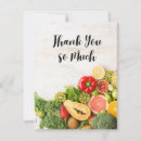Search for vegetable thank you cards Fruit
