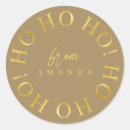 Search for gold tone stickers Merry christmas