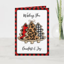 Search for leopard christmas cards Buffalo plaid