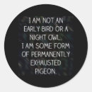 Search for night bird stickers Owl