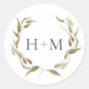 Search for laurel wreath monogram stickers Botanical