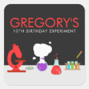 Search for kids science party stickers Chemistry