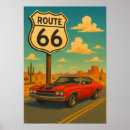 Search for route 66 posters Car