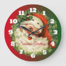 Search for santa claus clocks Holiday season