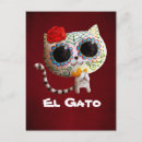 Search for dead cat postcards Dia de los muertos