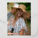 Search for rose gold foil graduation invitations Class of 2025