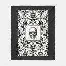 Search for black and white skull blankets Vintage