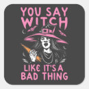 Search for bad witch stickers Spooky