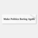 Search for politics bumper stickers America