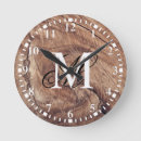 Search for fall winter clocks Rustic
