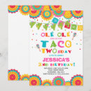Search for taco 2nd birthday invitations Taco bout a party