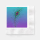 Search for peacock feather napkins Purple