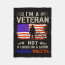 Search for veterans blankets President