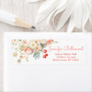 Search for cherry return address labels Girl baby shower