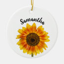 Search for yellow flower christmas tree decorations Cute