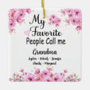 Search for the called christmas tree decorations Grandmother