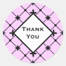 Search for pink black thank you stickers Elegant