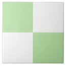Search for green white pattern tiles Chequered