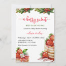 Search for berry sweet baby shower invitations Minimalist
