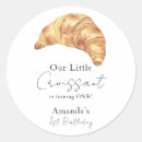 Search for croissant stickers Watercolor