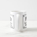 Search for chemical elements mugs Table