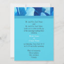 Search for bride and groom parents wedding invitations Blue