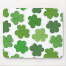Search for three leaf clover mousepads Lucky