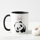 Search for pink panda mugs Kawaii