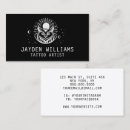 Search for upload business cards Black and white