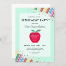 Search for elementary school teachers party invitations Colourful