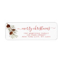 Search for pine return address labels Christmas party